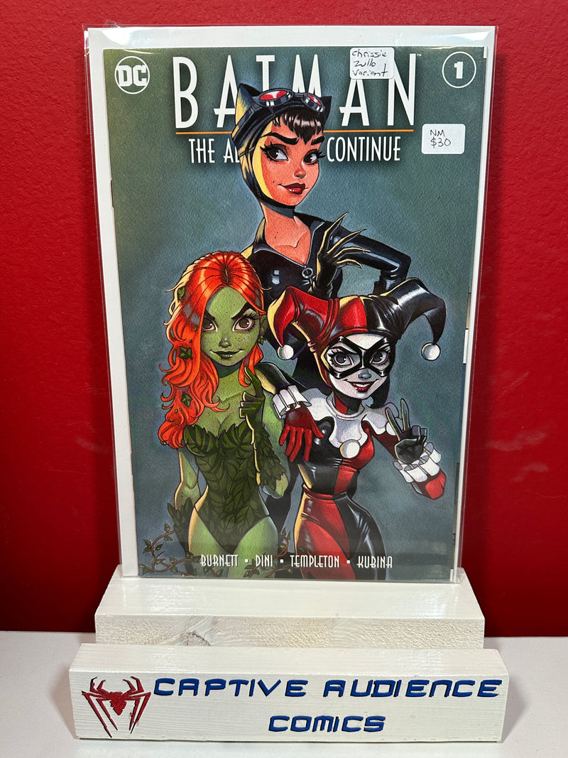 Batman: The Adventures Continue #1 - Chrissie Zullo Variant - NM