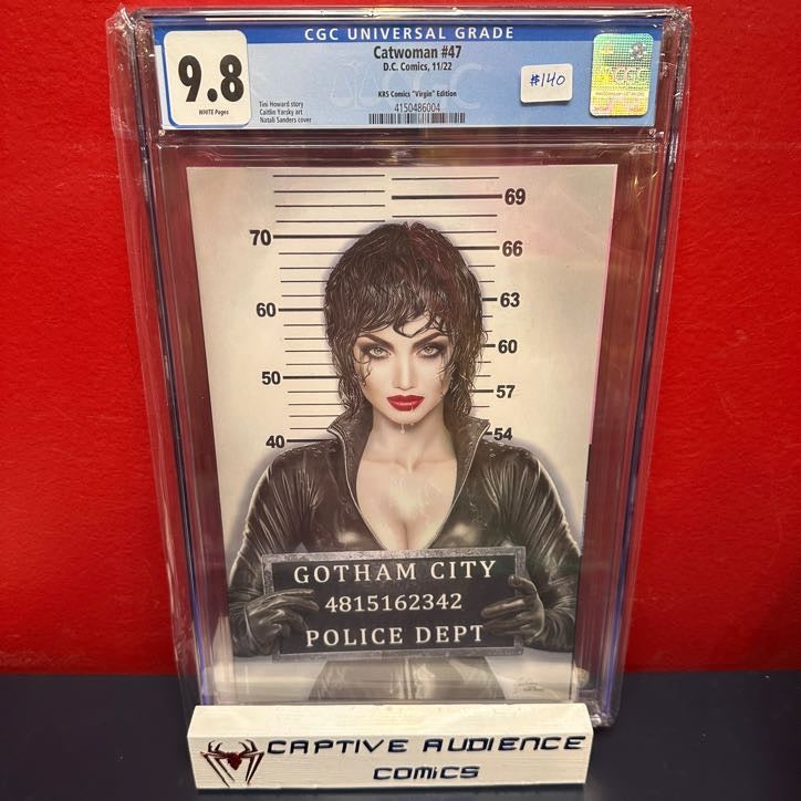 Catwoman, Vol. 5 #47 - Natali Sanders Virgin Variant - CGC 9.8