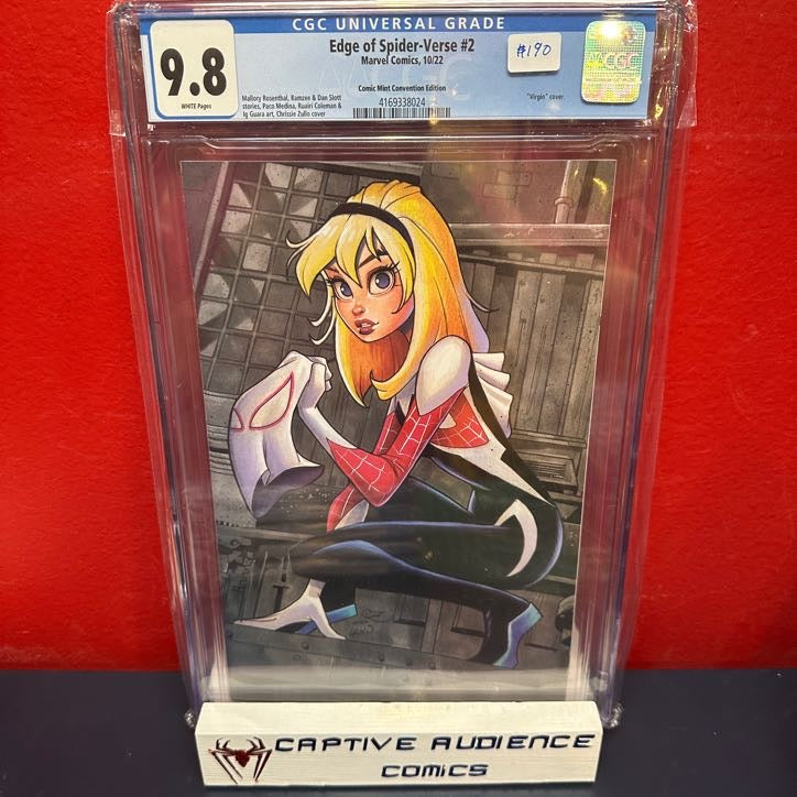 Edge of Spider-Verse, Vol. 2 #2 - Chrissie Zullo Virgin Variant - CGC 9.8