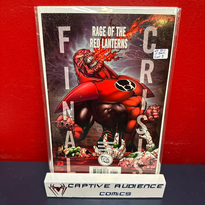 Final Crisis: Rage of the Red Lanterns #1 - 1st Bleez - VF