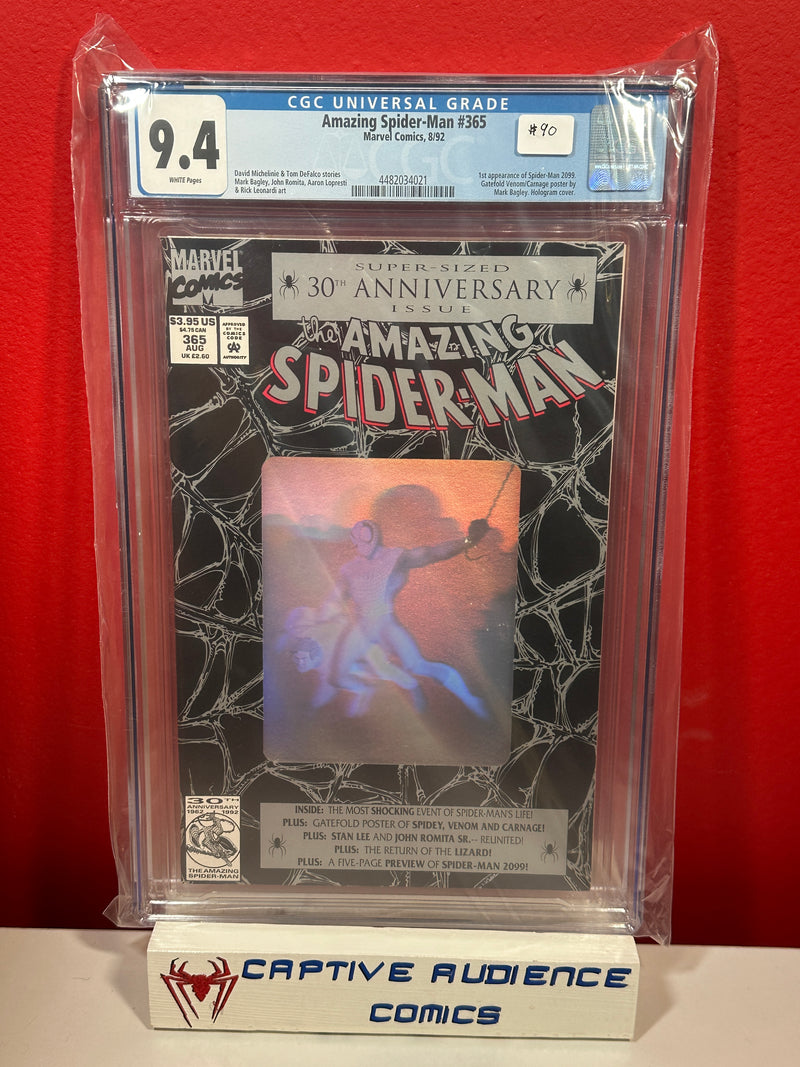 Amazing Spider-Man, The Vol. 1 #365 - 1st Spider-Man 2099 - CGC 9.4