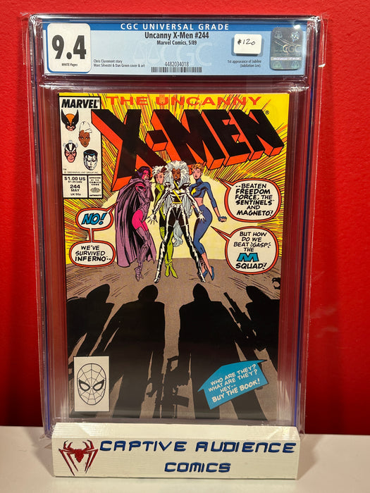 Uncanny X-Men, The Vol. 1 #244 - 1st Jubilee - CGC 9.4