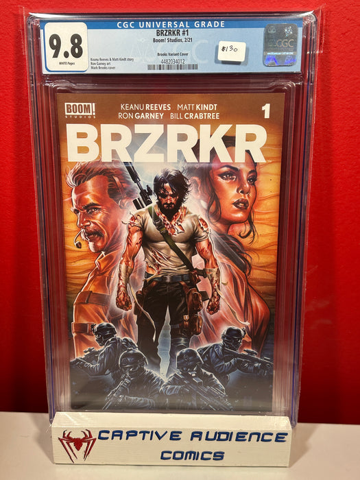 BRZRKR #1 - 1st Berserker Brooks Variant - CGC 9.8