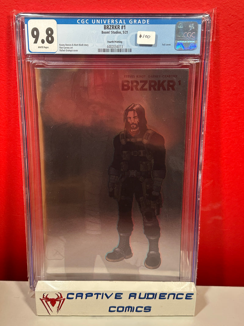 BRZRKR #1 - 1st Berserker Grampa 4th Print Foil - CGC 9.8