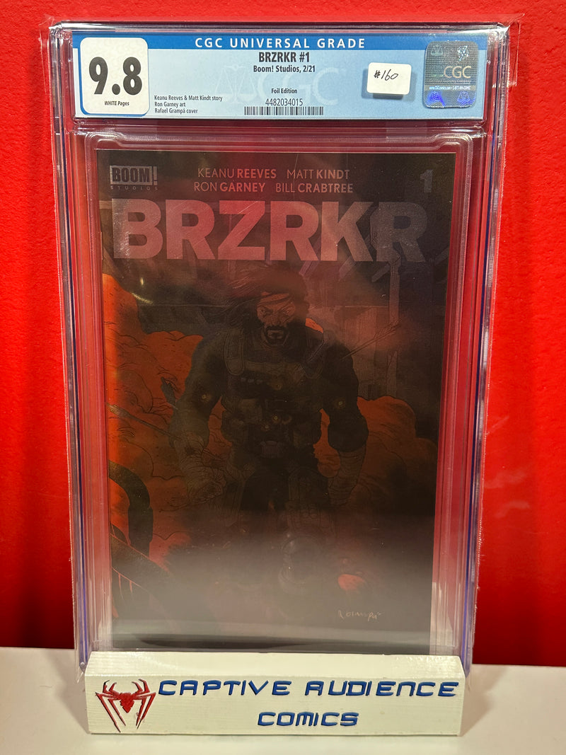 BRZRKR #1 - 1st Berserker Grampa Foil Variant - CGC 9.8