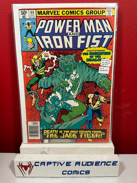 Power Man #66 - Newsstand Variant - 2nd Sabretooth - FN