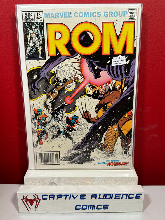 ROM, Vol. 1 #18 - Newsstand Variant - FN+