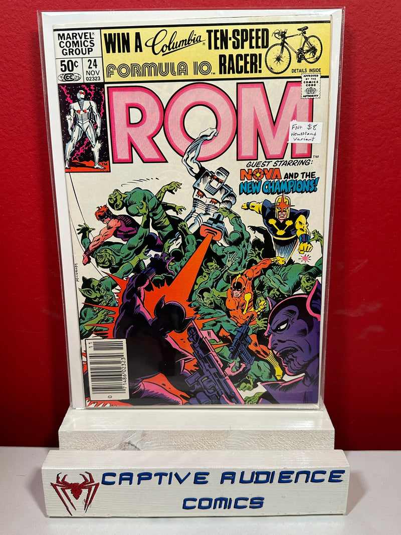ROM, Vol. 1 #24 - Newsstand Variant - FN+