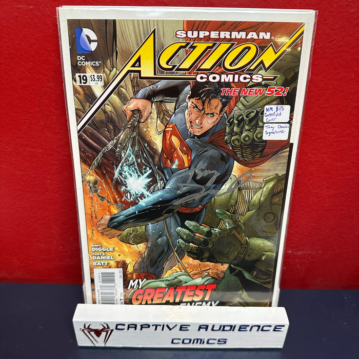 Action Comics, Vol. 2 #19 - Tony Daniel Signature - Gatefold Cover - NM