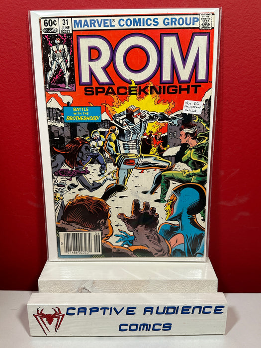 ROM, Vol. 1 #31 - Newsstand Variant - VG+