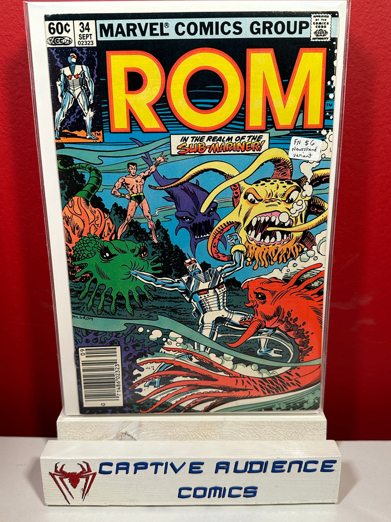 ROM, Vol. 1 #34 - Newsstand Variant - FN