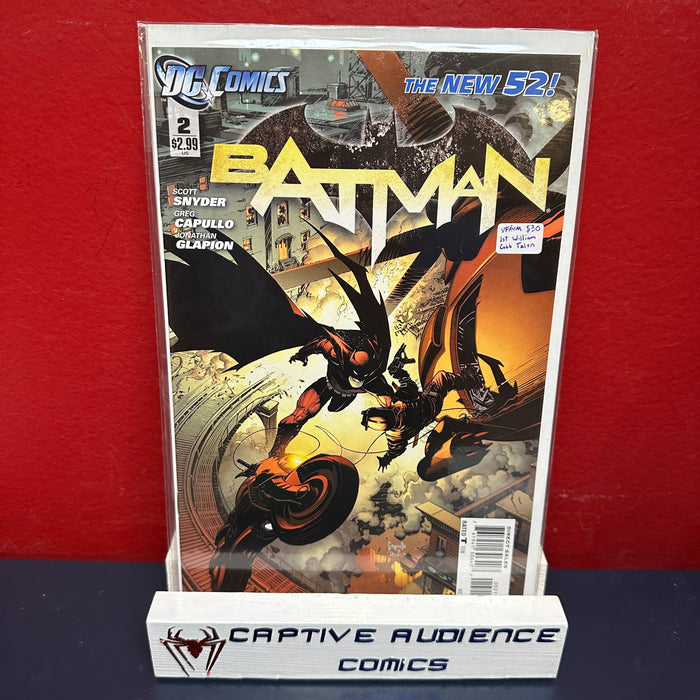 Batman, Vol. 2 #2 - 1st William Cobb Talon - VF/NM