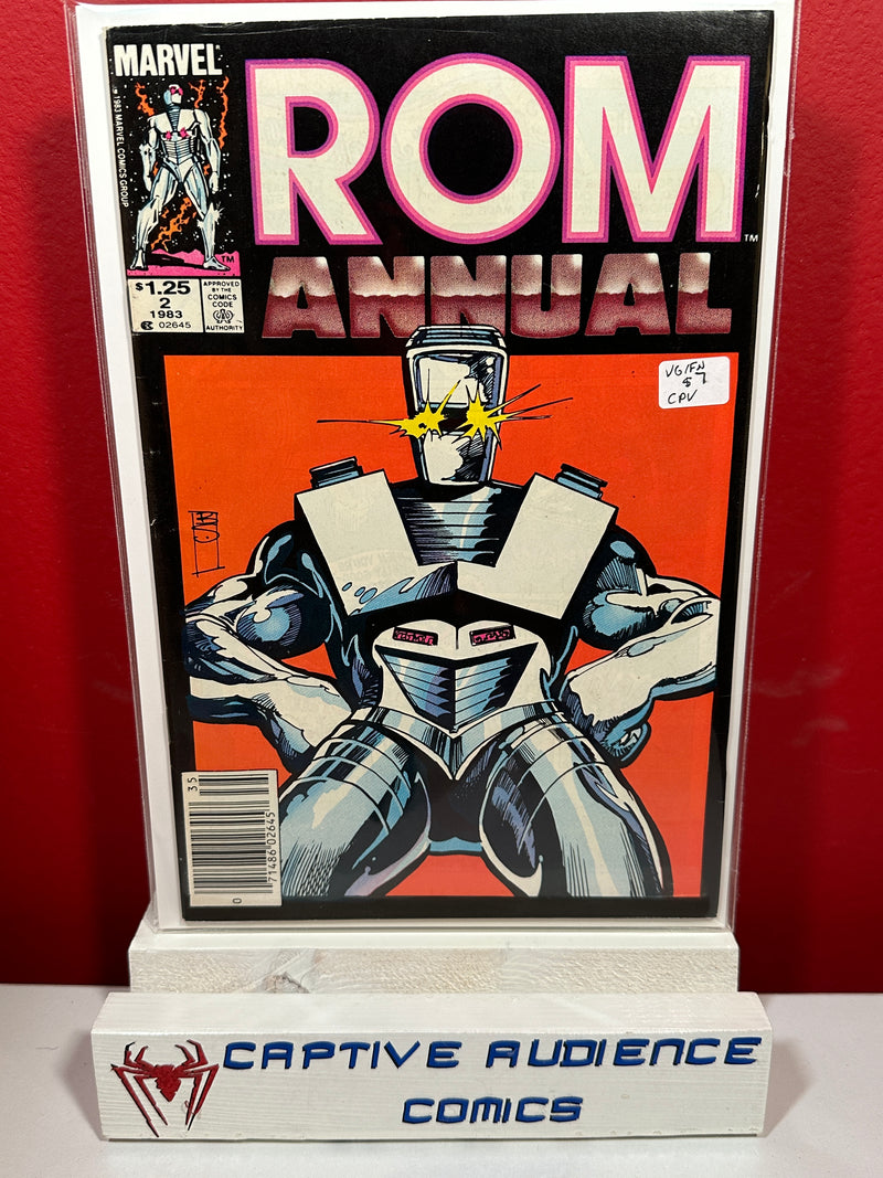 Rom, Vol. 1 Annual #2 - CPV - VG/FN