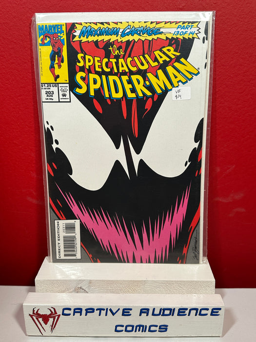 Spectacular Spider-Man, The Vol. 1 #203 - VF