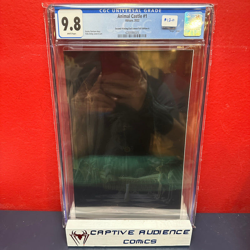 Animal Castle #1 - Sad Lemon Felix Delep Foil Virgin - CGC 9.8