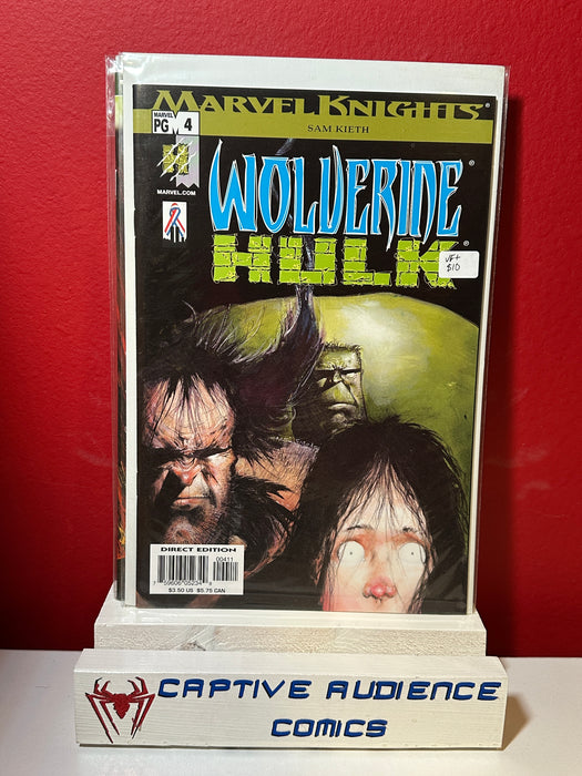 Marvel Knights: Wolverine / Hulk #4 - VF+