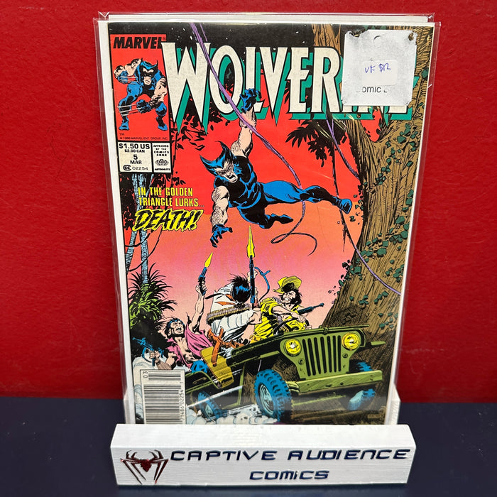 Wolverine, Vol. 2 #5 - VF