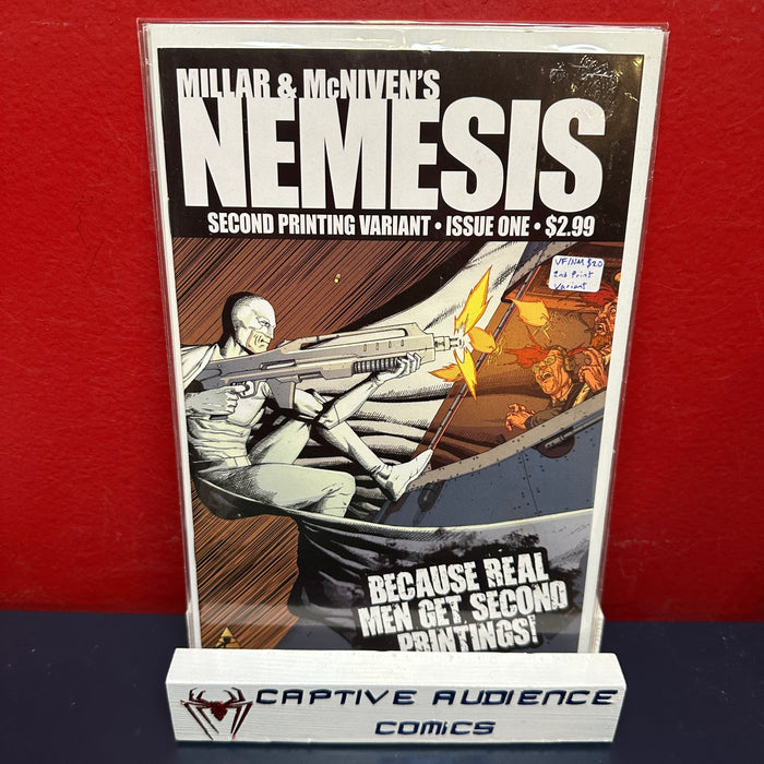 Millar & McNiven's Nemesis #1 - 2nd Print Variant - VF/NM