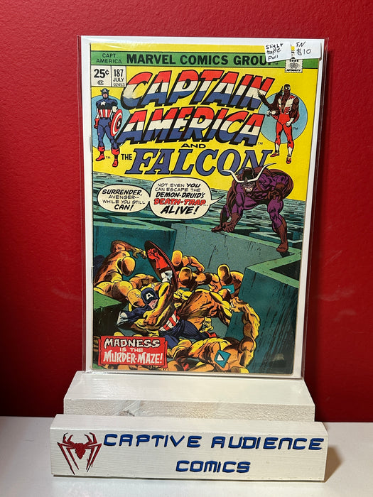 Captain America, Vol. 1 #187 - Slight Tape Pull - FN