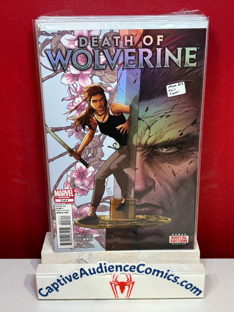 Death of Wolverine #3 - Foil Cover - VF/NM