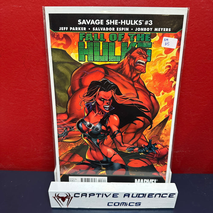 Fall of the Hulks: The Savage She-Hulks #3 - NM