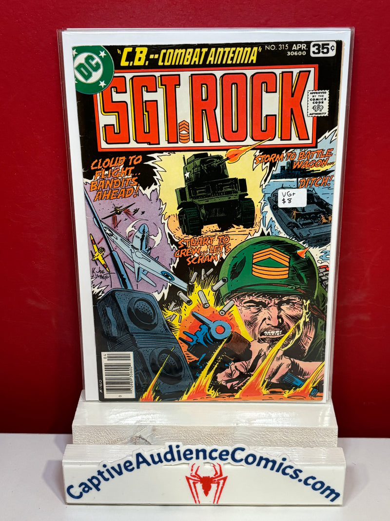 Sgt. Rock, Vol. 1 #315 - VG+