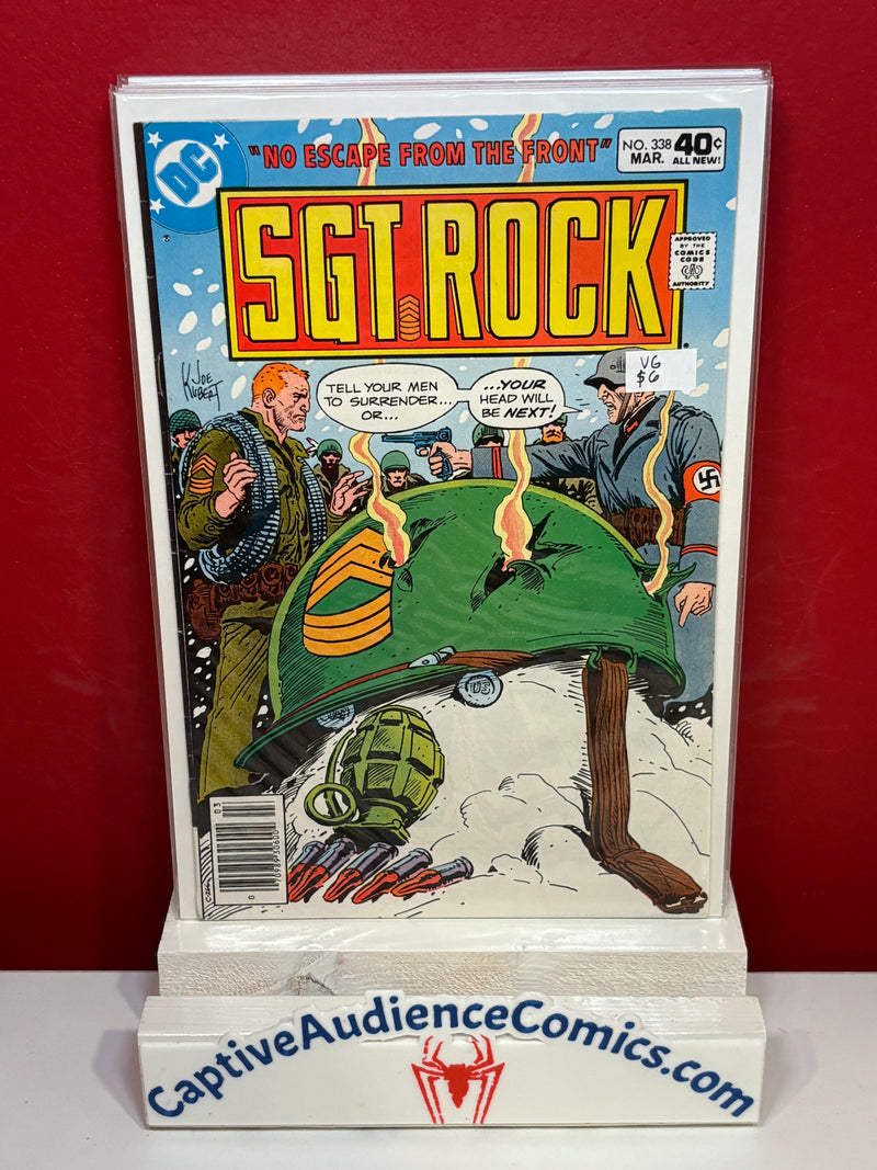 Sgt. Rock, Vol. 1 #338 - VG