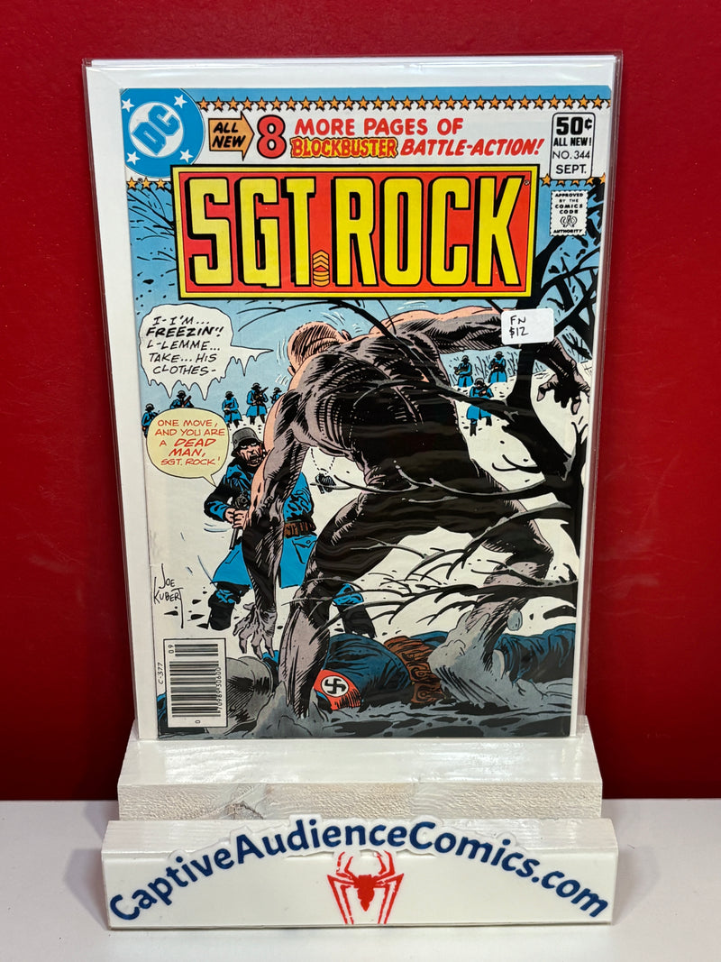 Sgt. Rock, Vol. 1 #344 - FN