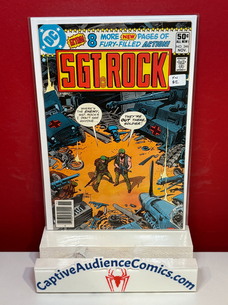 Sgt. Rock, Vol. 1 #346 - FN