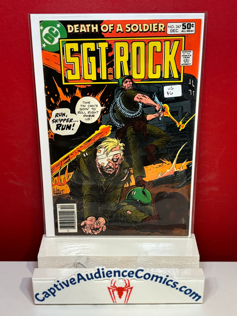 Sgt. Rock, Vol. 1 #347 - VG