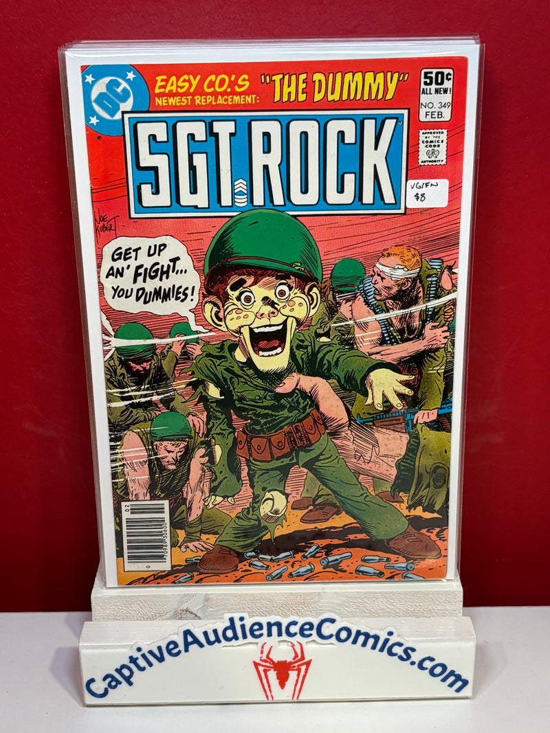 Sgt. Rock, Vol. 1 #349 - VG/FN