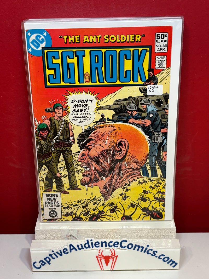 Sgt. Rock, Vol. 1 #351 - VG/FN