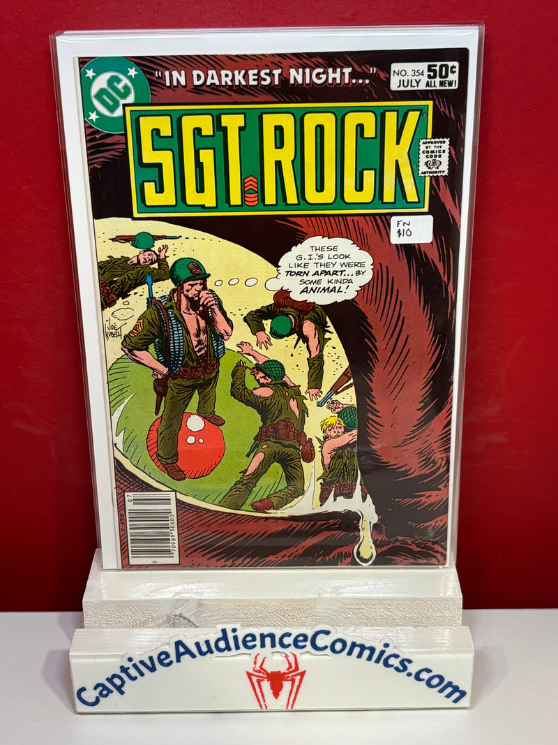 Sgt. Rock, Vol. 1 #354 - FN
