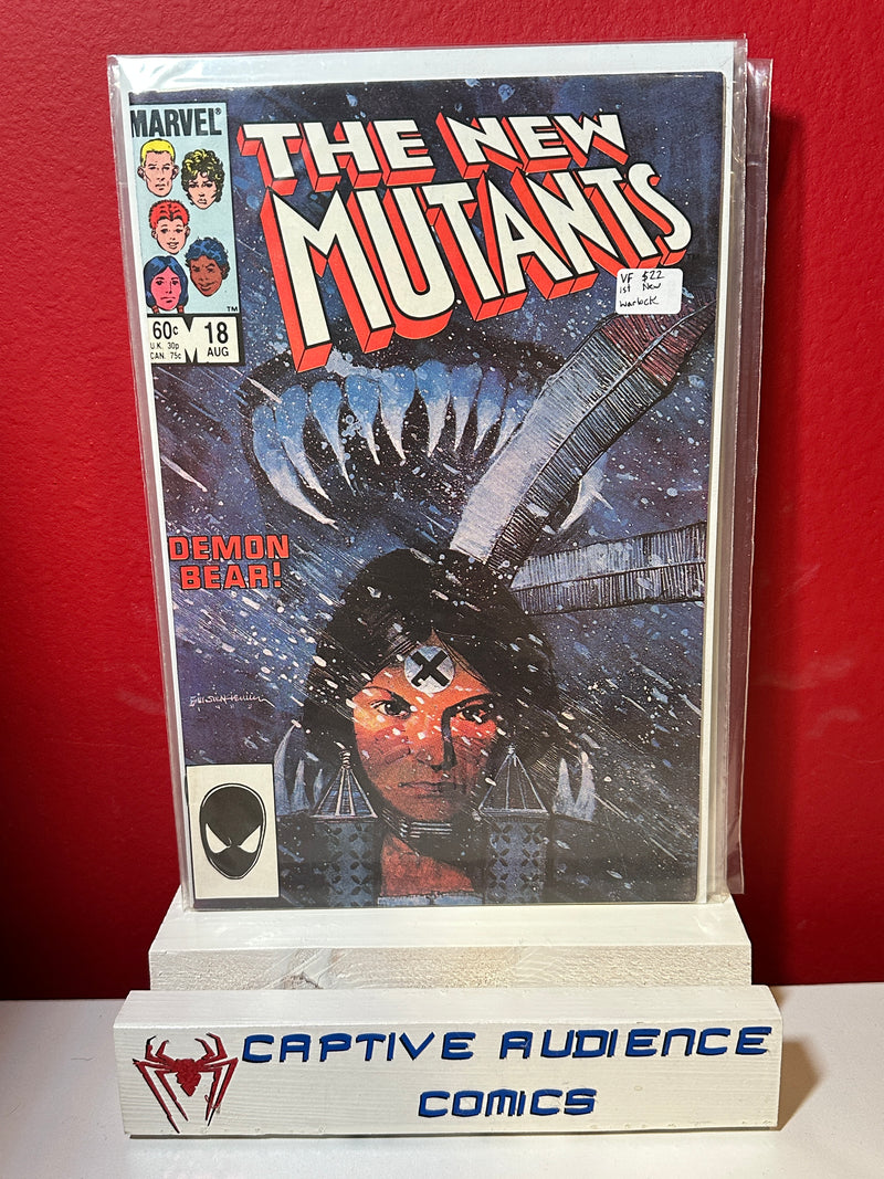 New Mutants, Vol. 1 #18 - 1st James Warlock - VF