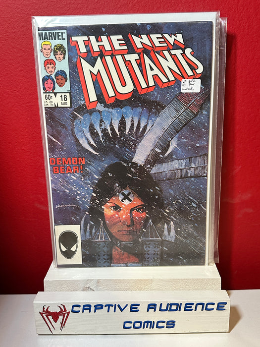 New Mutants, Vol. 1 #18 - 1st James Warlock - VF
