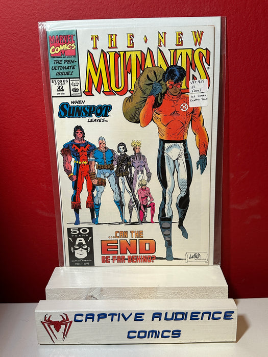 New Mutants, Vol. 1 #99 - 1st Feral - 1st Cameo Shatter Star - VF+