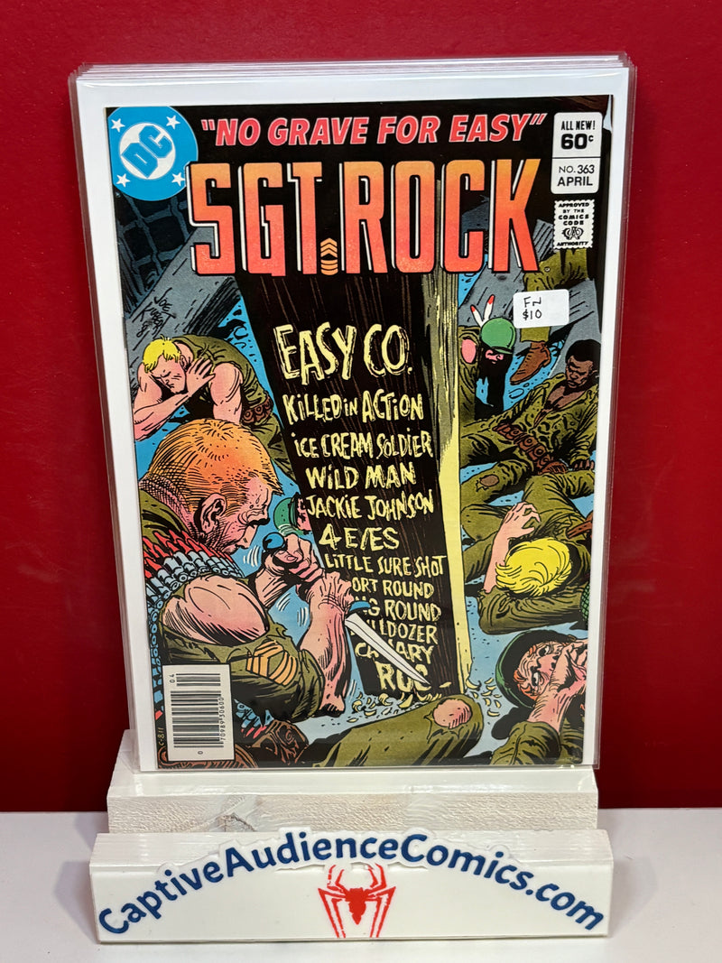 Sgt. Rock, Vol. 1 #363 - FN