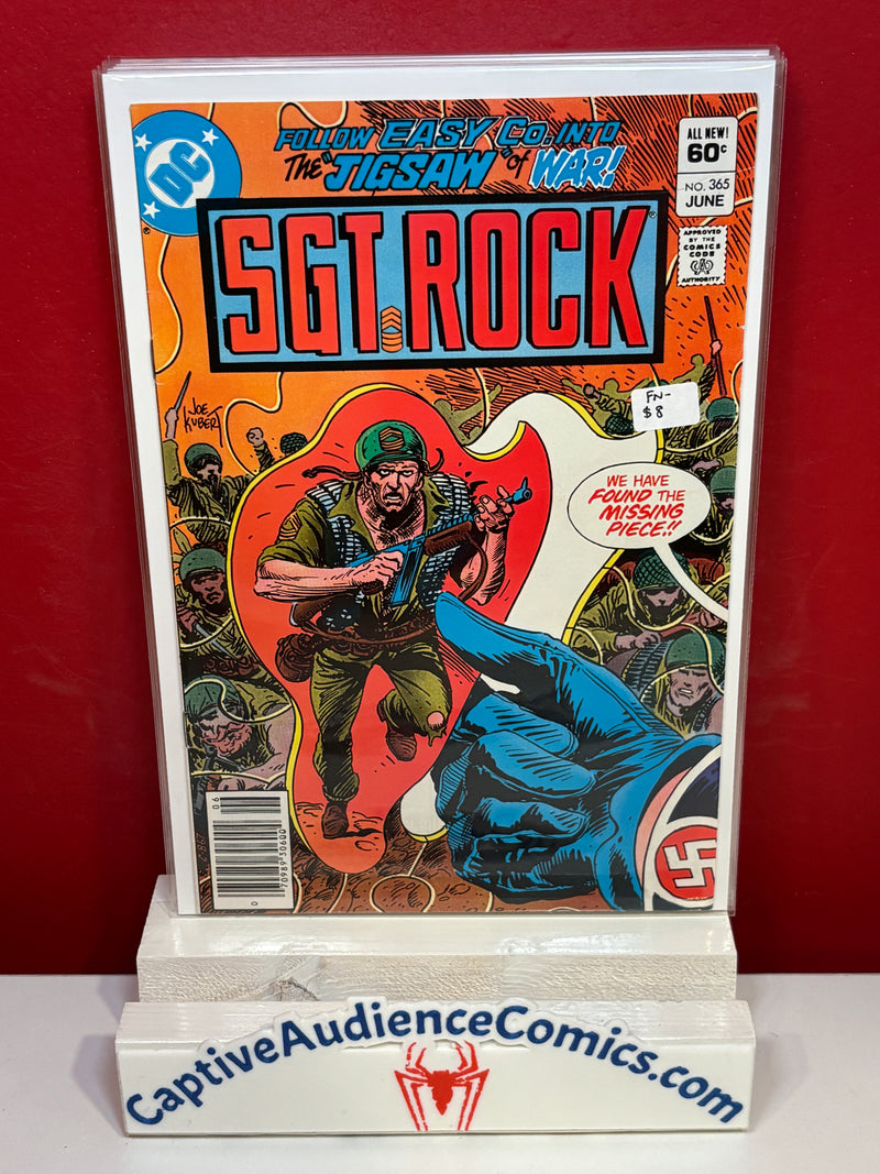 Sgt. Rock, Vol. 1 #365 - FN-