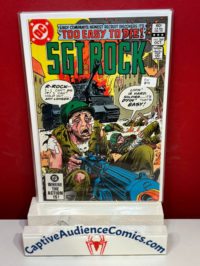 Sgt. Rock, Vol. 1 #369 - FN