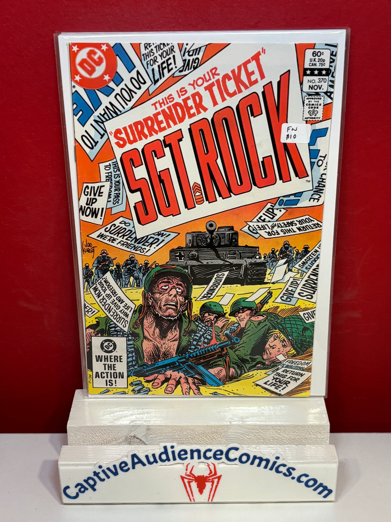 Sgt. Rock, Vol. 1 #370 - FN