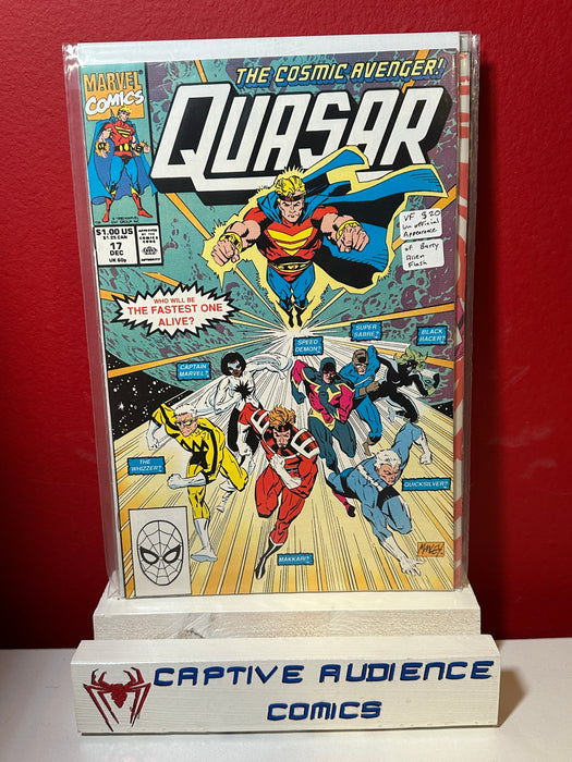 Quasar #17 - Un Offical Appearance of Barry Allen Flash - VF