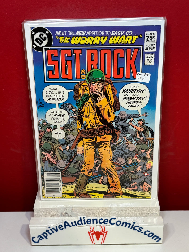 Sgt. Rock, Vol. 1 #377 - CPV - FN-