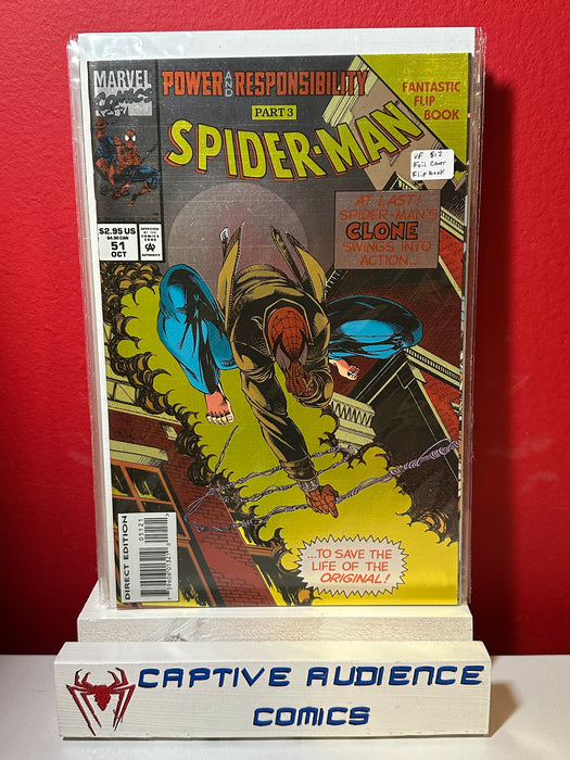 Spider-Man, Vol. 1 #51 - Foil Cover Flip Book - VF