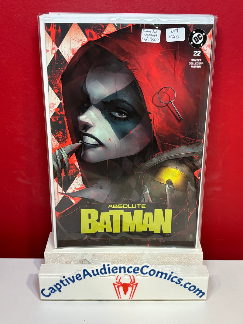 Absolute Batman #22 - Ivan Tao Variant Ltd 3000 - NM