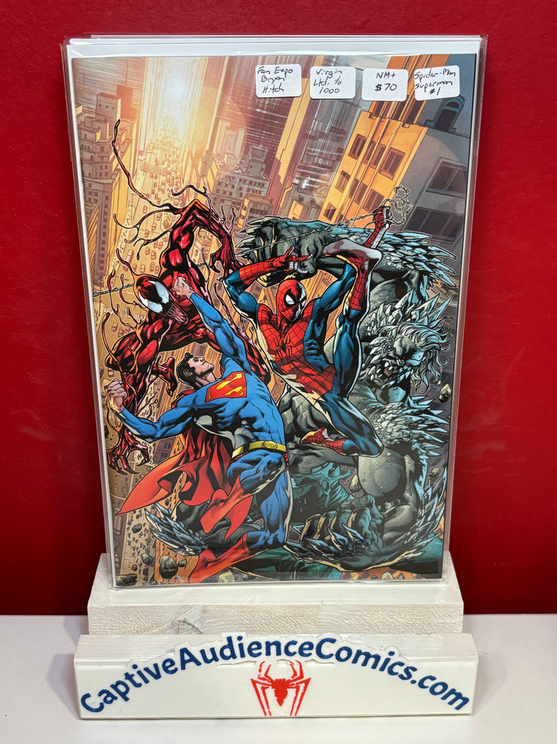 Spider-Man/Superman #1 - FanExpo Bryan Hitch Virgin Ltd 1000 - NM+