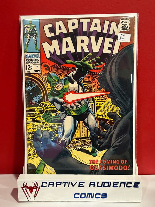Captain Marvel, Vol. 1 #7 - FN