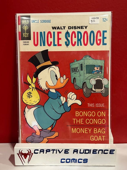 Uncle Scrooge, Vol. 1 #73 - VG