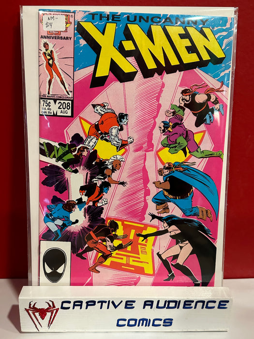 Uncanny X-Men, Vol. 1 #208 - NM-