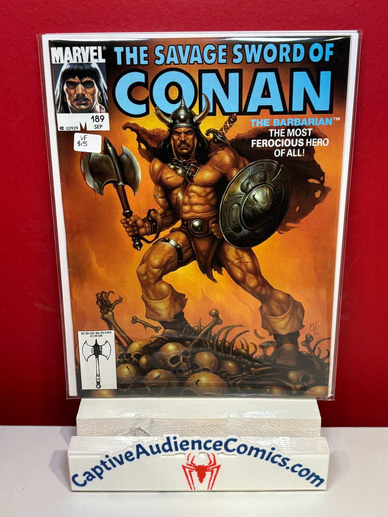 Savage Sword of Conan #189 - VF