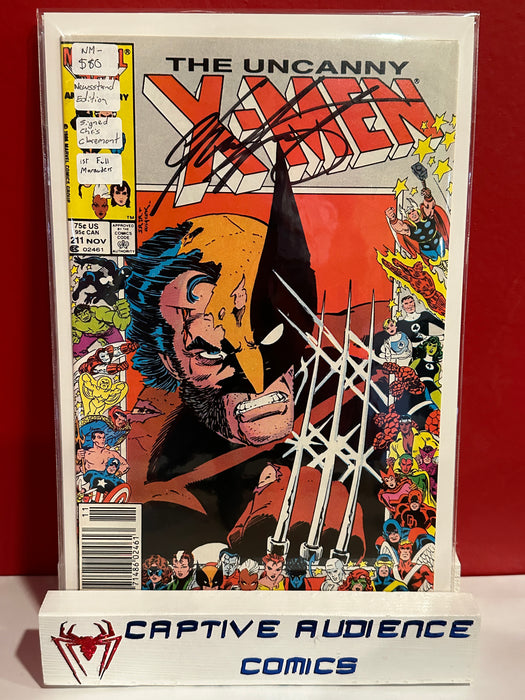 Uncanny X-Men, Vol. 1 #211 - Newsstand Edition - Signed Chris Cloremont - 1st Full Marauders - NM-